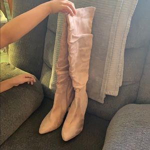 Tan Knee-High Boots